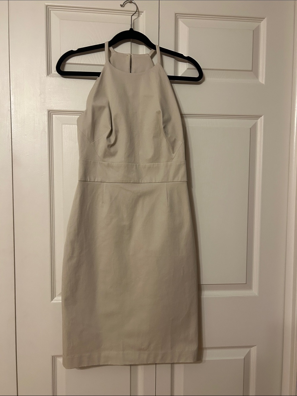 Sleeveless Cream Sheath Dress NWT